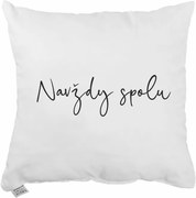 Dekoratívny vankúš Navždy spolu 40x40 cm EMI