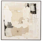 Arty Collage obraz béžový 120x120 cm