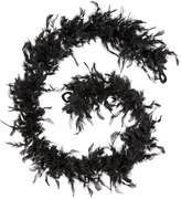 Girlanda z pierok čierna 180 cm 685120h