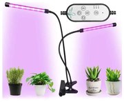 LED Stmievateľná stolná lampa s klipom na pestovanie rastlín LED/8W/5V
