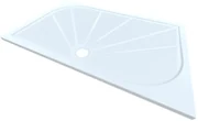 Sprchová vanička obdĺžniková SAT Limnew 160x90 cm liaty mramor LIMNEW16090