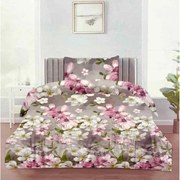 Obliečky deluxe bavlnené Sakura ružová 200x140cm+90x70cm TiaHome