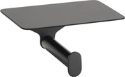 Bemeta Design ORGANIC BLACK: Držiak toaletného papiera, s poličkou - 167112150