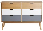 Komoda z masívneho borovicového dreva Marckeric Cusco, šírka 120 cm