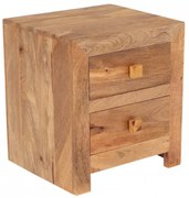 Nočný stolík Hina 45x50x40 z mangového dreva Mango natural