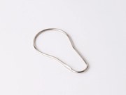 Krúžky na sprchový záves - kovové 12 ks