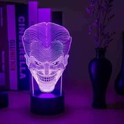 3Dmix 3DL-SL059 – 3D LED nočná lampa - Joker (Solar)