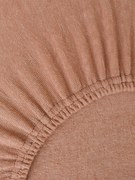 Froté plachta do postieľky 60 × 120 cm - terakota