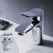 Umývadlová batéria AM.PM X-Joy FXA82100 jednopáková s odtokovým ventilom, chróm