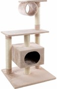 Flamingo Škrabadlo pre mačky LEONTINE béžová, 60 x 57 x 103 cm