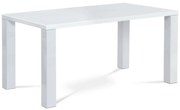 Jedálenský stôl 160 x 90 cm, biela