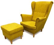 KRESLO UŠIAK TOBY + PODNOŽKA