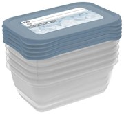 Súprava 5 dóz, rovné s modrou etiketou 15,5x10,5x6 0,5l 680