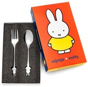 Antikoro detský príbor v striebornej farbe Miffy – Zilverstad