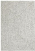 Kusový koberec Braided 105553 Light Melange – na von aj na doma, 160x230, biela, chodba / predsieň, Hanse Home