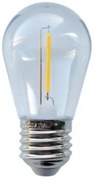 ECOLIGHT LED Žiarovka E27 - S14 - 0,3W - 2700K - 3V - teplá biela
