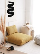 Polštář na podlahu DOKUMA hořčicový