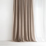 Goldea dekoračný záves peru - latte 180x135 cm