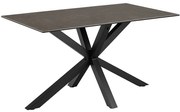 Jedálenský stôl Heaven 135 cm čierny