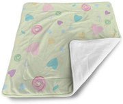 Sablio Deka pre bábätko srdiečka, Hviezdičky a další tvary - 80x100 cm