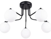 Čierno-biele stropné svietidlo Beam – Sollux