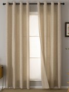 Závesy Zara béžová – 140 × 280 cm (2 ks)