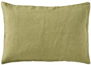 Ib Laursen Ľanová obliečka na vankúš Herbal Green 40 x 60 cm