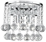 Searchlight 2402-2CC - Krištáľové nástenné svietidlo HANNA 2xG9/33W/230V