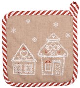 Chňapka s perníkovými chalúpkami Gingerbread Bliss - 20*20 cm