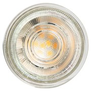 Sada 5 stmievateľných LED žiaroviek GU10 50 mm v Kelvinoch, číra, 4,5 W, 345 lm, 2000 – 2700 K
