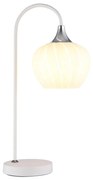 Globo 15548TW - Stolná lampa MAXY 1xE27/40W/230V biela