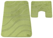 Sada kúpeľňových koberčekov Montana Symphony Green