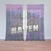 Sablio Záclony FORTNITE RAVEN Steampunk mesto: 2ks 150x250cm