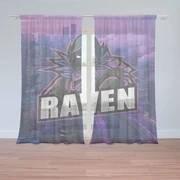 Sablio Záclony FORTNITE RAVEN Steampunk mesto: 2ks 150x250cm
