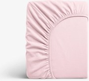 Goldea jersey elastická plachta - pastelovo ružová 90 x 200 cm