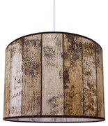 Luster na lanku WOOD 1xE27/60W/230V