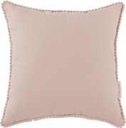 Boho vankúš s bublinkami púdrovo ružový 44x44 cm