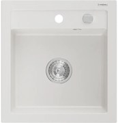 Mexen Vito - drez granitový 52,0x49,0cm, 1-komorový, biela, 6503521000-20