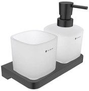 NIMCO MAC 2905831C-T-90-Nástenný dávkovač mydla a stojan na kefky MAYA 320 ml