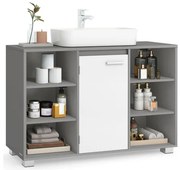 Skrinka pod umývadlo BBK507G01 sivá / biela