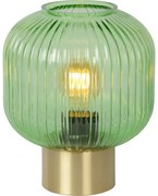 Lucide 45586/20/33 - Stolná lampa MALOTO 1xE27/40W/230V zelená/zlatá