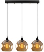 Luster na lanku GOLD 3xE27/40W/230V