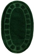 Kúpeľňový koberček Ocean fľaškovo zelený ovál