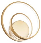 Ideal Lux - LED Stmievateľné nástenné svietidlo OZ LED/28W/230V CRI 90 zlatá
