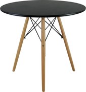 CH Okrúhly jedálenský stôl Jerry - čierna