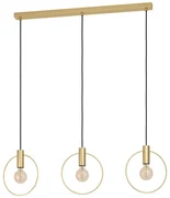 Závesné svietidlo EGLO MANIZALES 3xE27 brass 98835