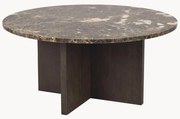 Okrúhly konferenčný stolík's mramorovou doskou Brooksville