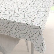 Biante Bavlnený obdĺžnikový obrus Sandra SA-560 Vážky a levandule na bielom 50x100 cm