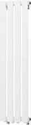 Gamma Vertical, vykurovacie teleso 296x1100 mm, 368 W, biela matná, GMA-VERT-1100296-WH