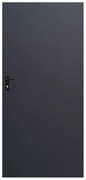 Plechové dvere 90, pravé, antracit